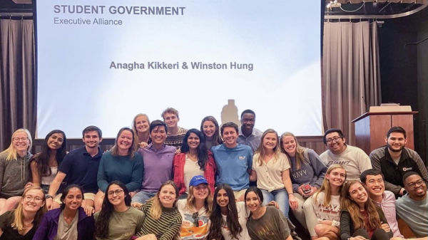 Elected student government officers of 2020.