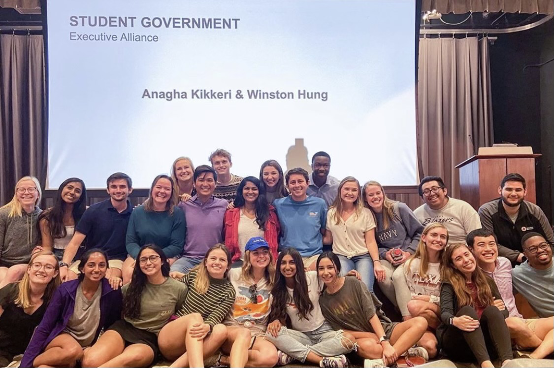 Elected student government officers of 2020.