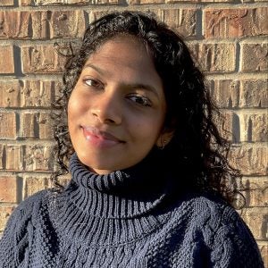 UT student Pritika Paramasivam