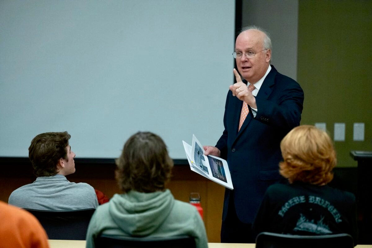 Karl Rove recruits bipartisan Alist to help teach UT students about