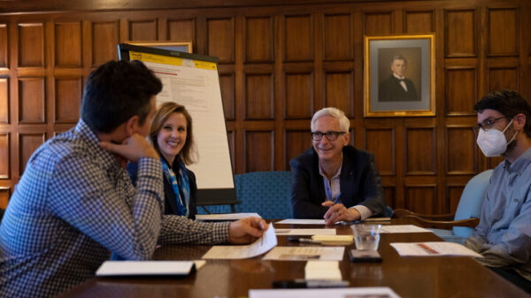 Markman meets with the Academic Working Group during the COVID-19 crisis