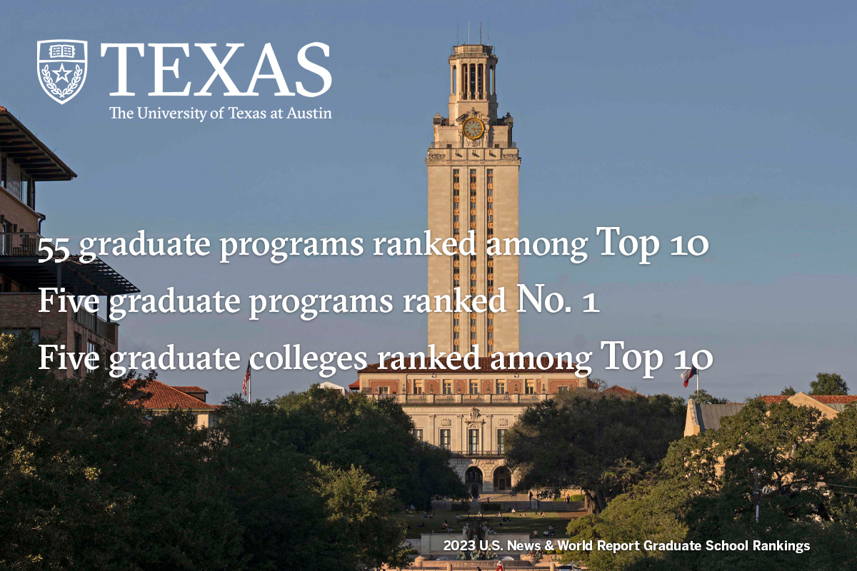 UT Austin Ranks Among Top 4 Public Universities in Latest Graduate