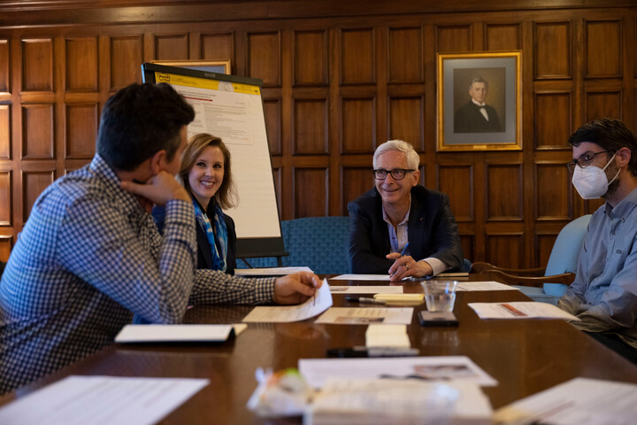 Markman meets with the Academic Working Group during the COVID-19 crisis