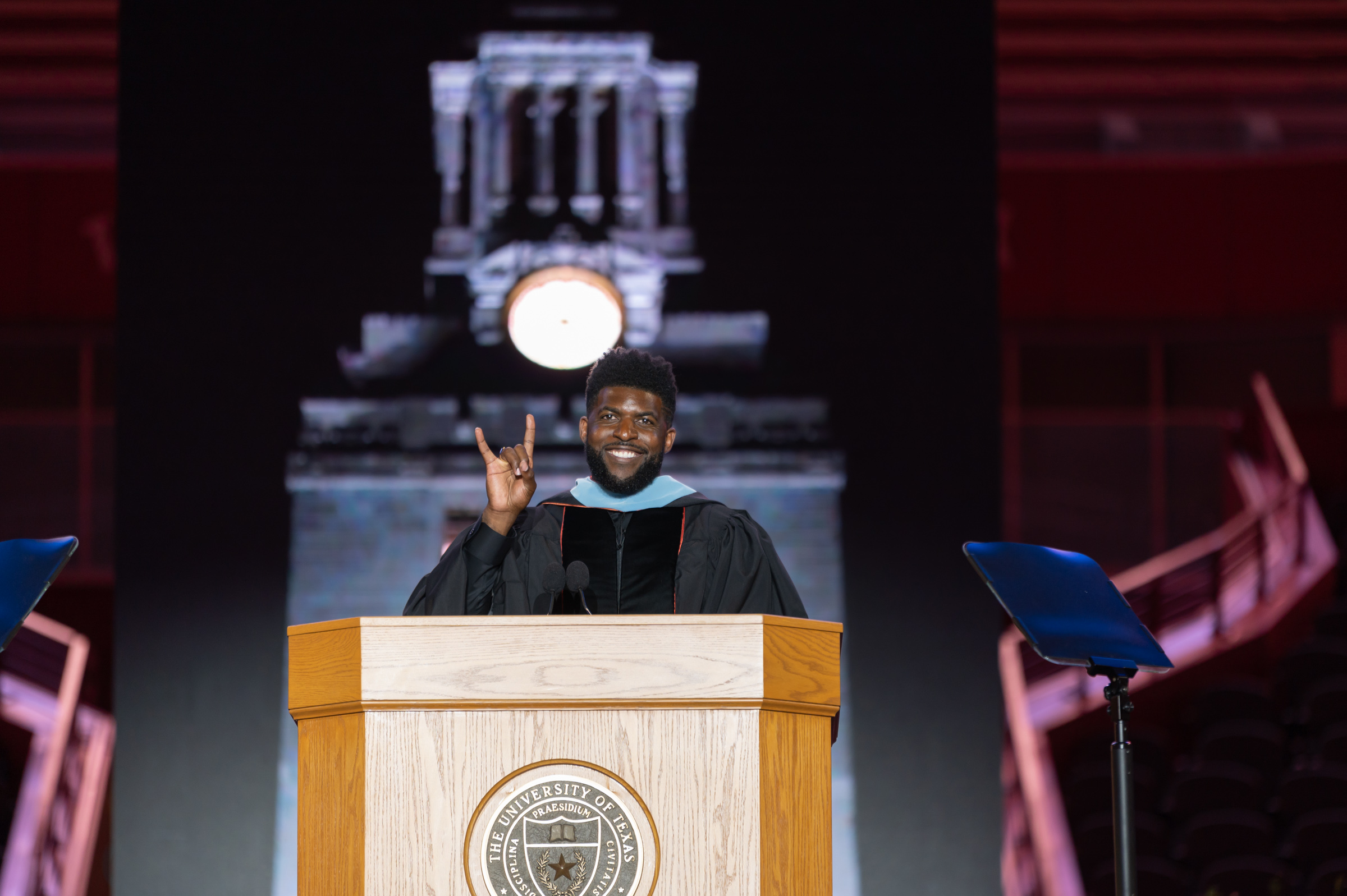 Emmanuel Acho Delivers Commencement Address at The University of Texas