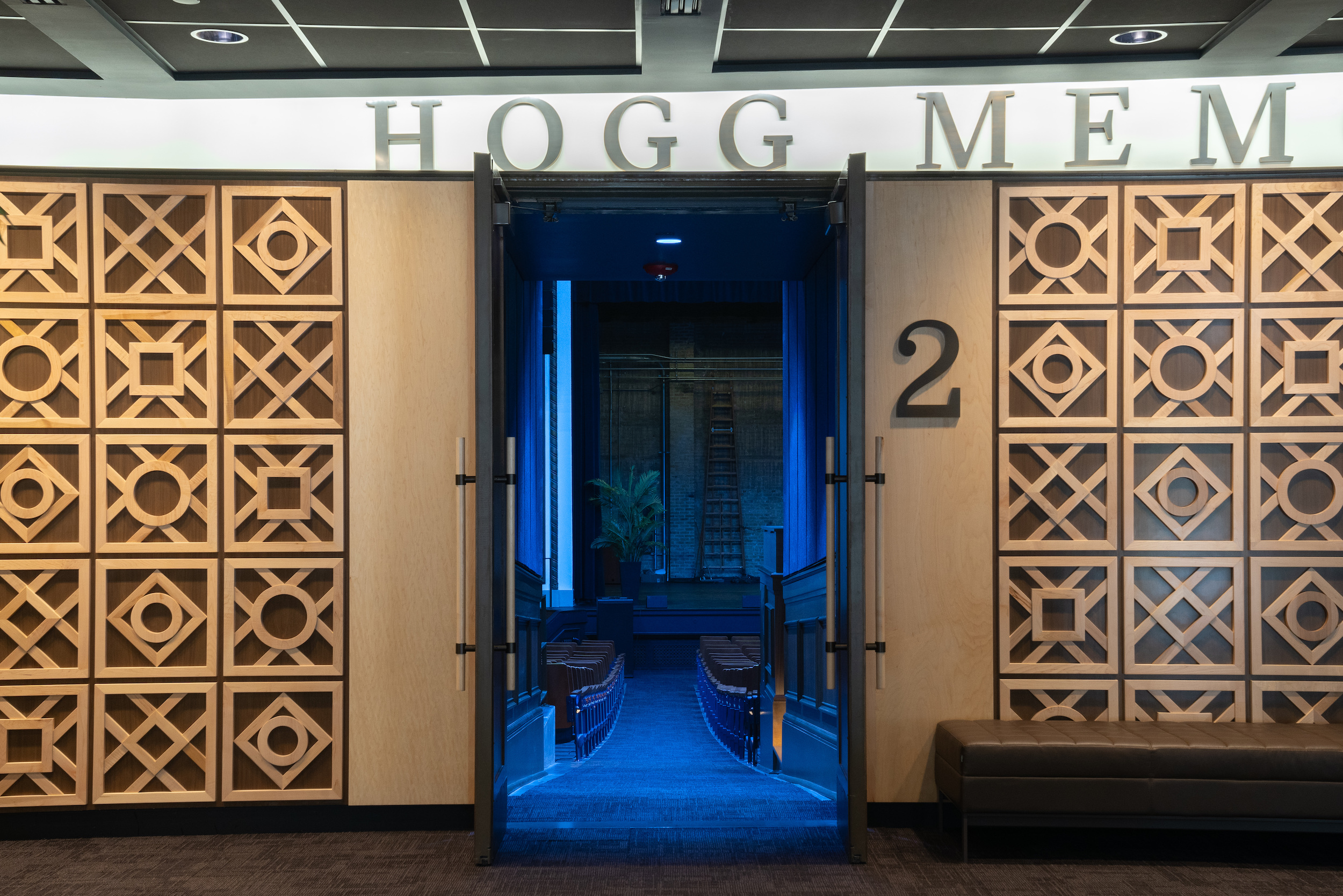 Lobby entrance to the auditorium