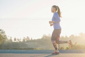 Woman exercising