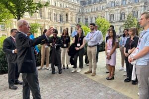 UT Austin students with the Clements Center for National Security participate in the 10th annual May Term in London, a program held in partnership with King’s College London. The group traveled to the United Kingdom, France and Belgium to study the U.S.-U.K. special relationship.