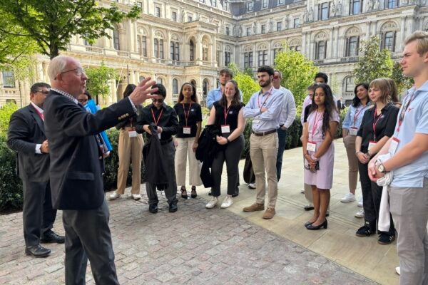 UT Austin students with the Clements Center for National Security participate in the 10th annual May Term in London, a program held in partnership with King’s College London. The group traveled to the United Kingdom, France and Belgium to study the U.S.-U.K. special relationship.