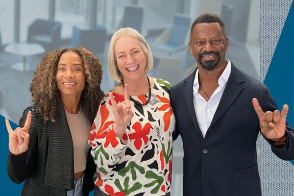 Brittany Small, Dean Lillian Mills, Rohan Small