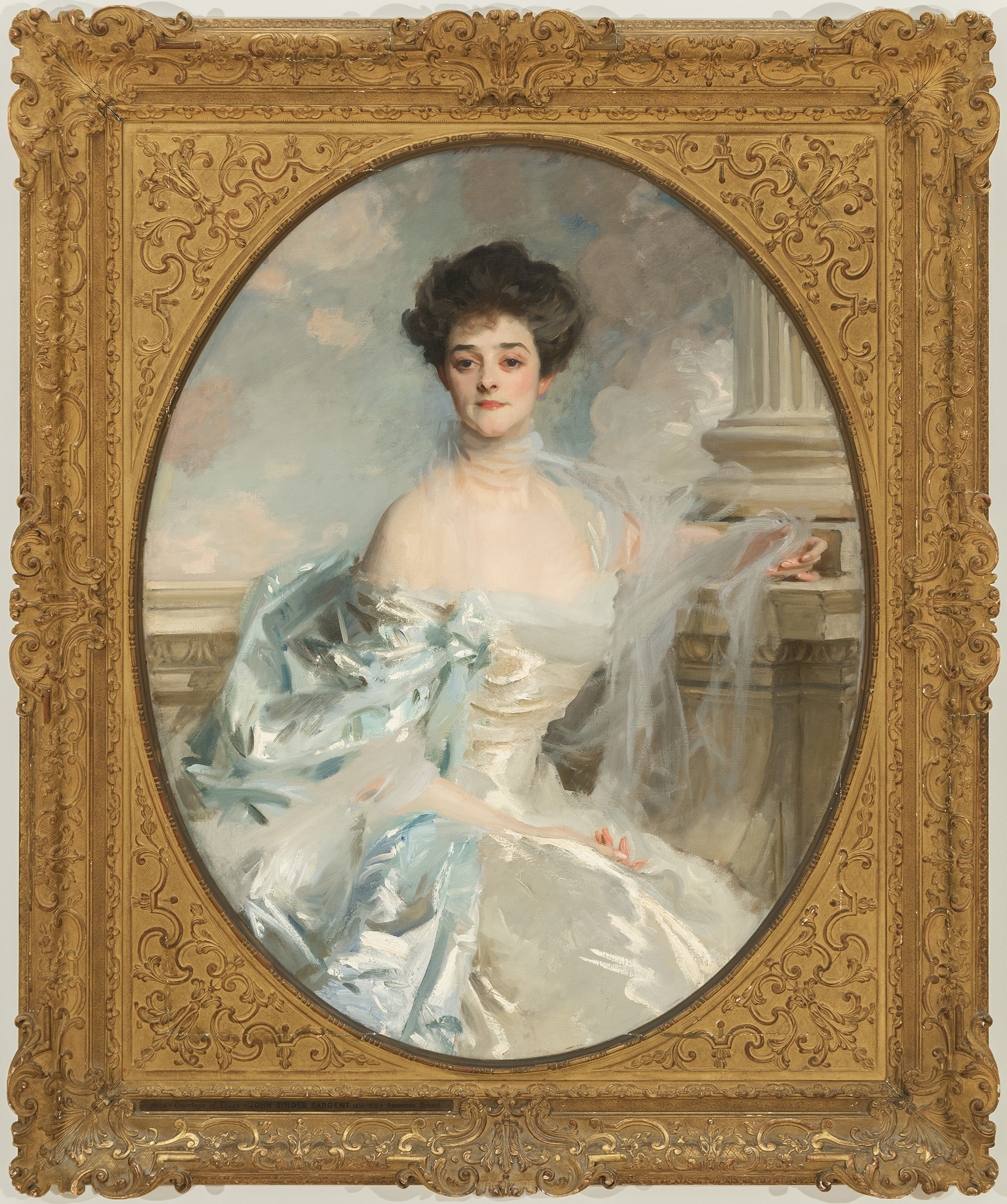 John Singer Sargent, âThe Countess of Essex,â 1906-07, oil on canvas, 49 1/2 by 36 1/4 inches, Blanton Museum of Art, The University of Texas at Austin, Promised gift of Kathryn Ketelsen