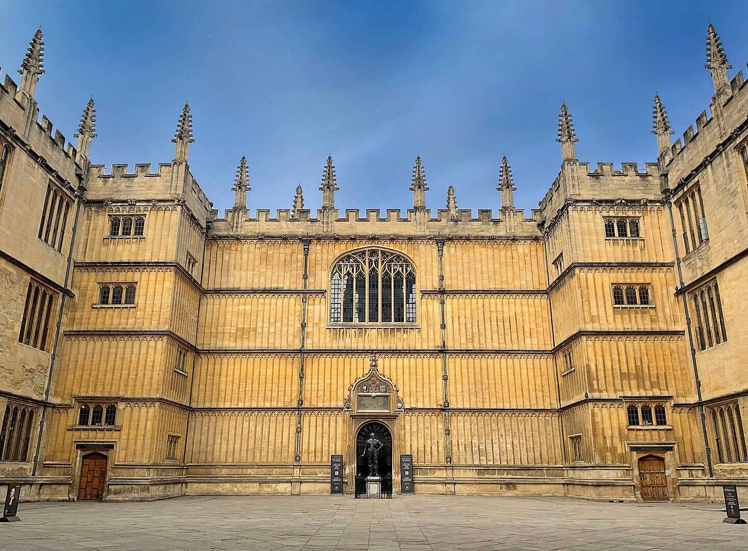 exterior of Gothic building, the Boolean Library at Oxford University