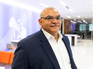 Portrait of a man in glasses