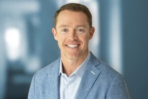 Photo of commencement speaker Colt McCoy