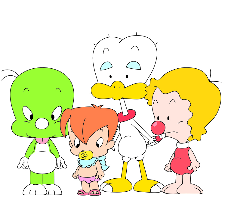 Illustration of South Korean cartoon dinosaur Dooly.