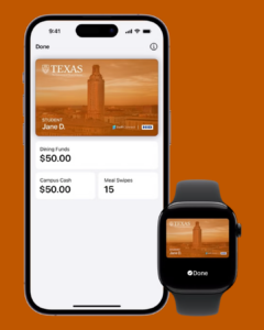 digital image of a phone and an Apple watch with a rendering of the new digital ID on screen