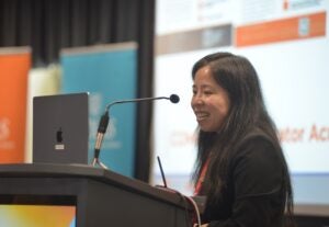 image of a woman presenting at UT Energy Week
