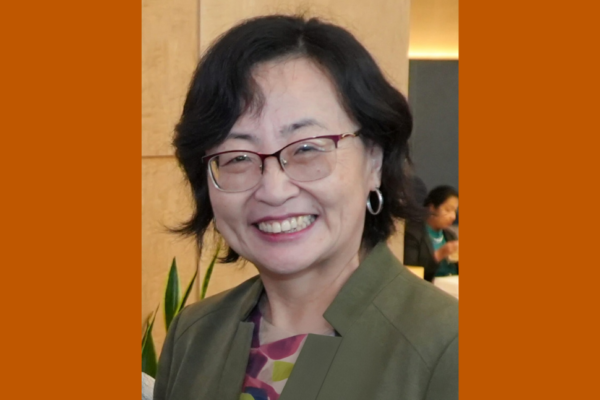 woman smiling at camera