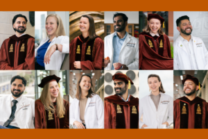 12 student portraits side by side