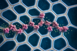 Rendering of 3D printed tissue.