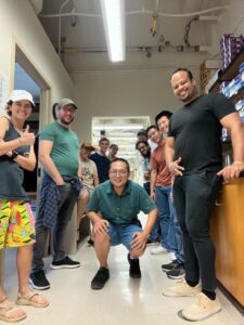 image of students in a lab