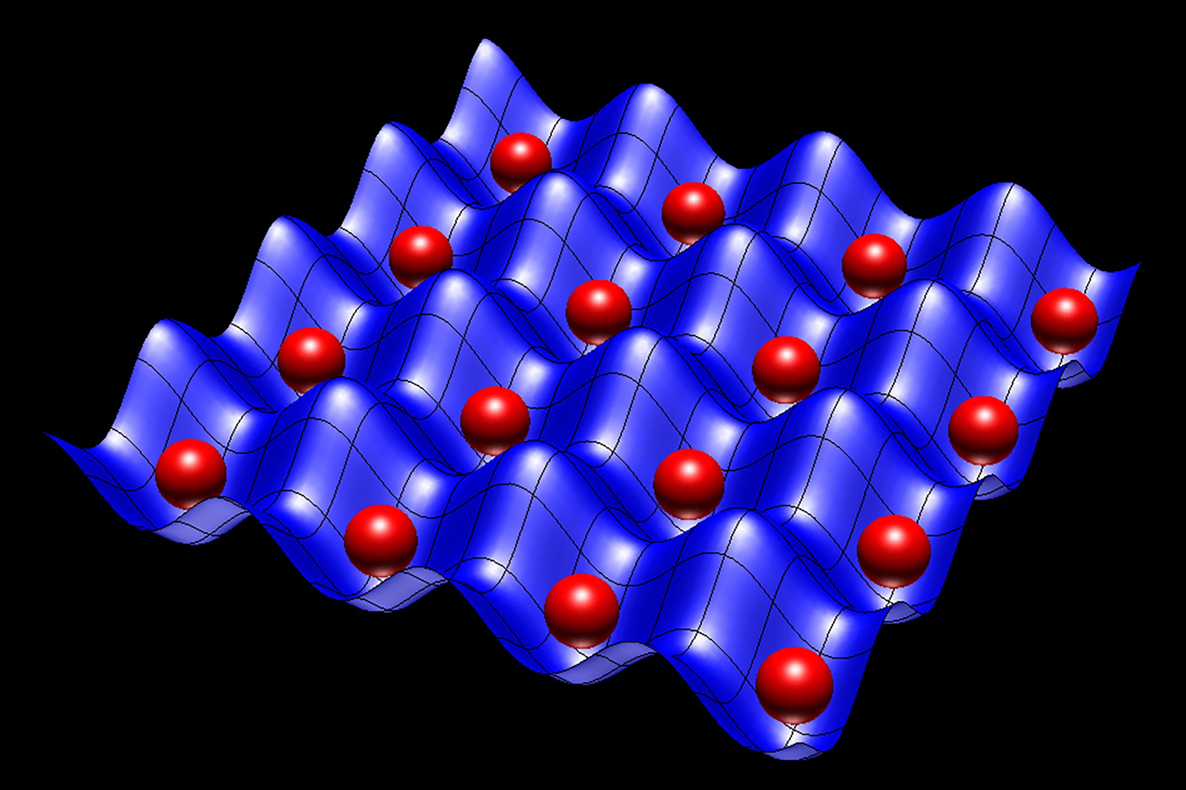Rendering of a qbit.