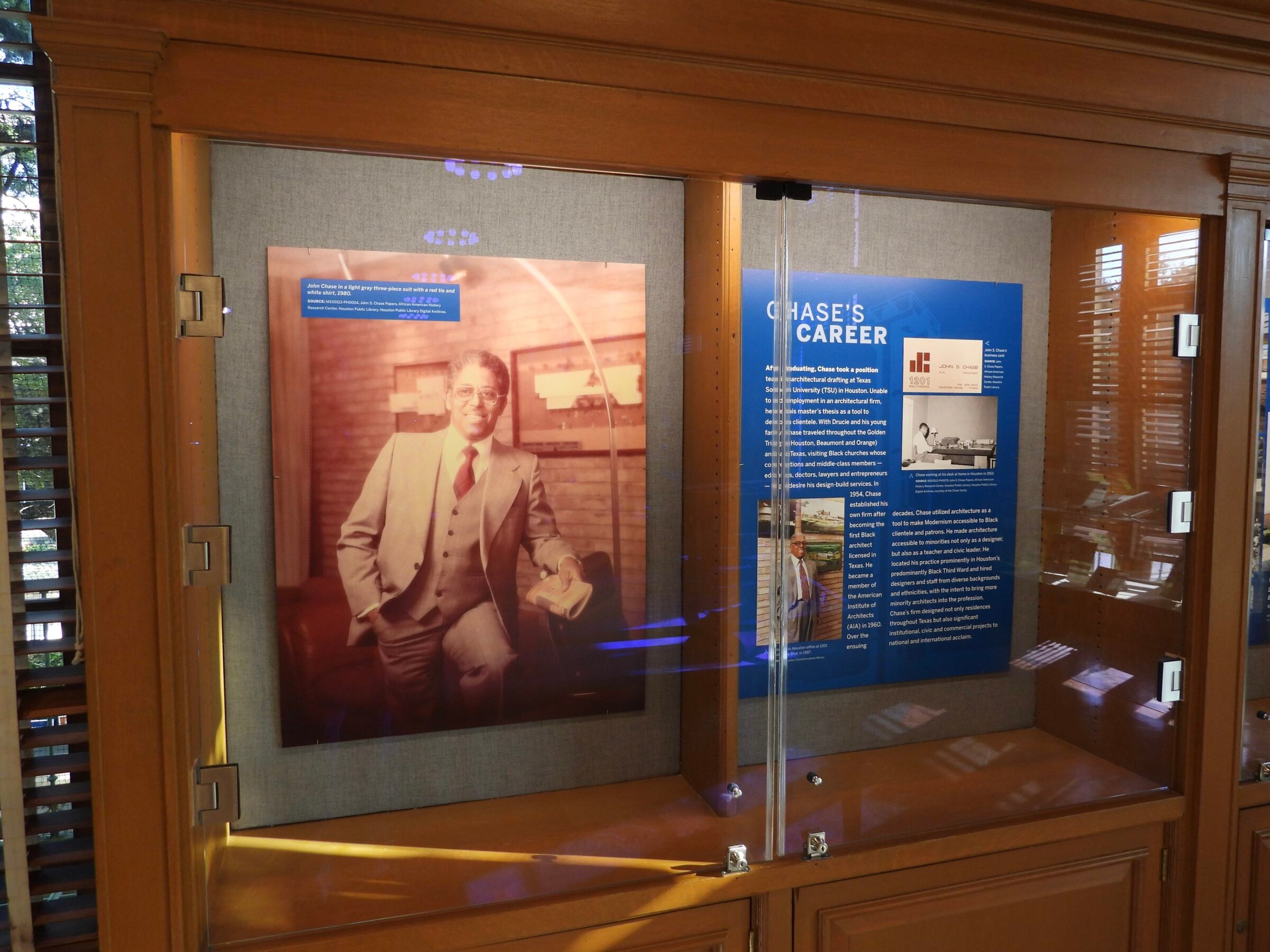 The John S. Chase Architecture and Planning Library in Battle Hall.