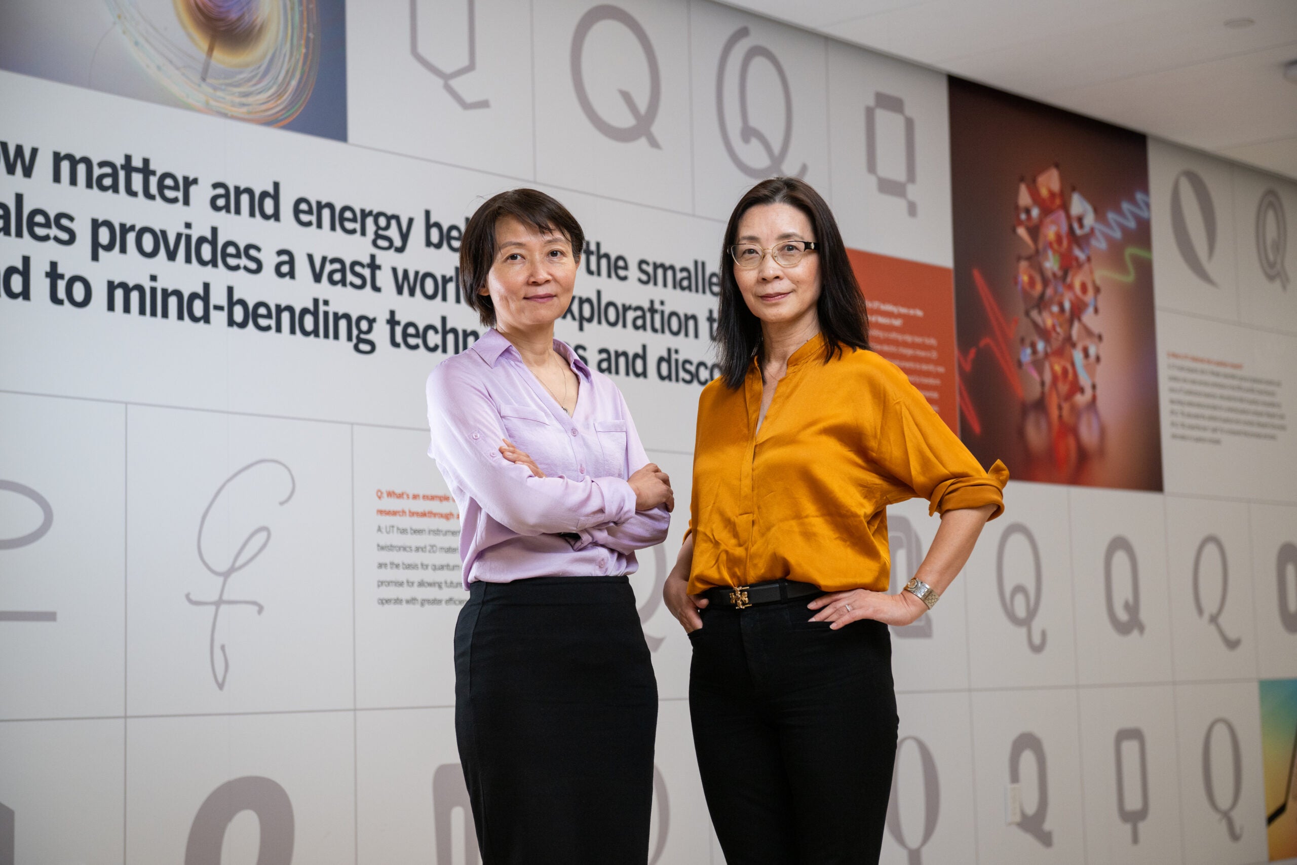 image of two professors standing side by side