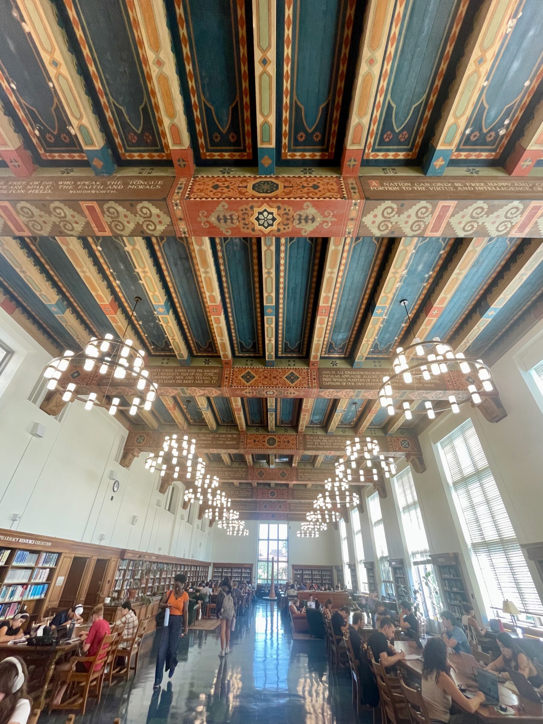 Hall of noble words ceiling