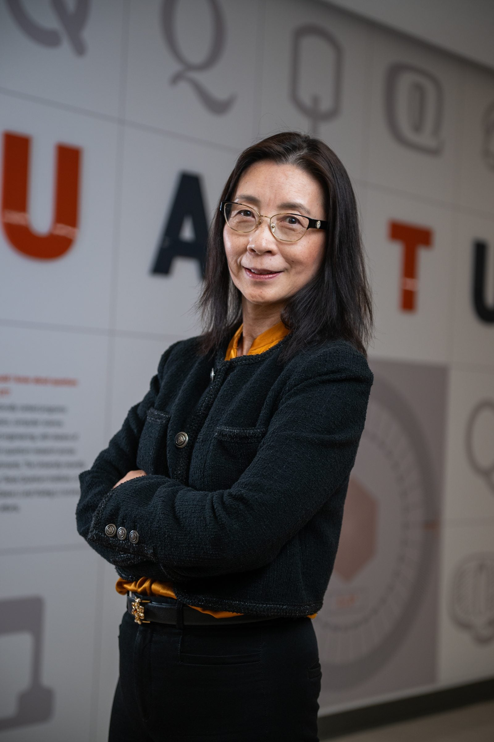 headshot of researcher xiuling li wearing a black blazer