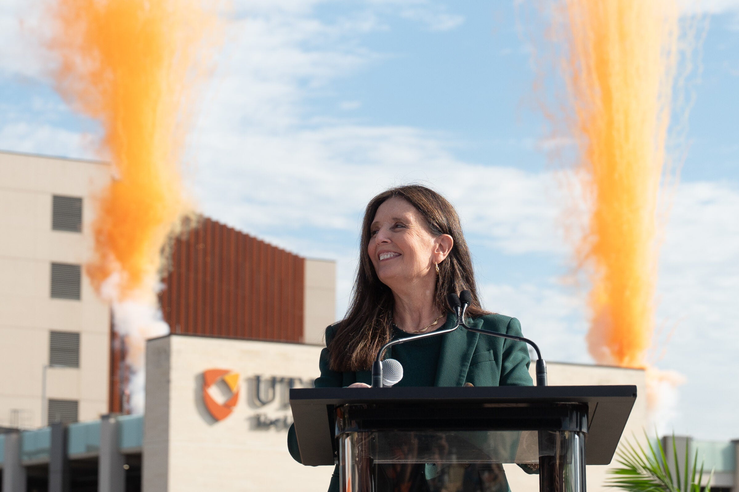 Claudia Lucchinetti, M.D., UT’s executive vice president for medical affairs and the executive leader of UT Dell Medicine.